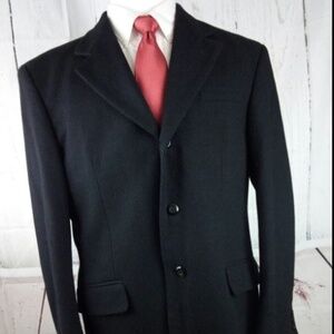 Bachrach 42L Suit Blazer Sports Coat Black